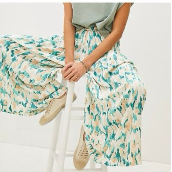 Maeve Pants - Anthropologie Maeve Gabriela High Rise Wide Leg Pants- Large